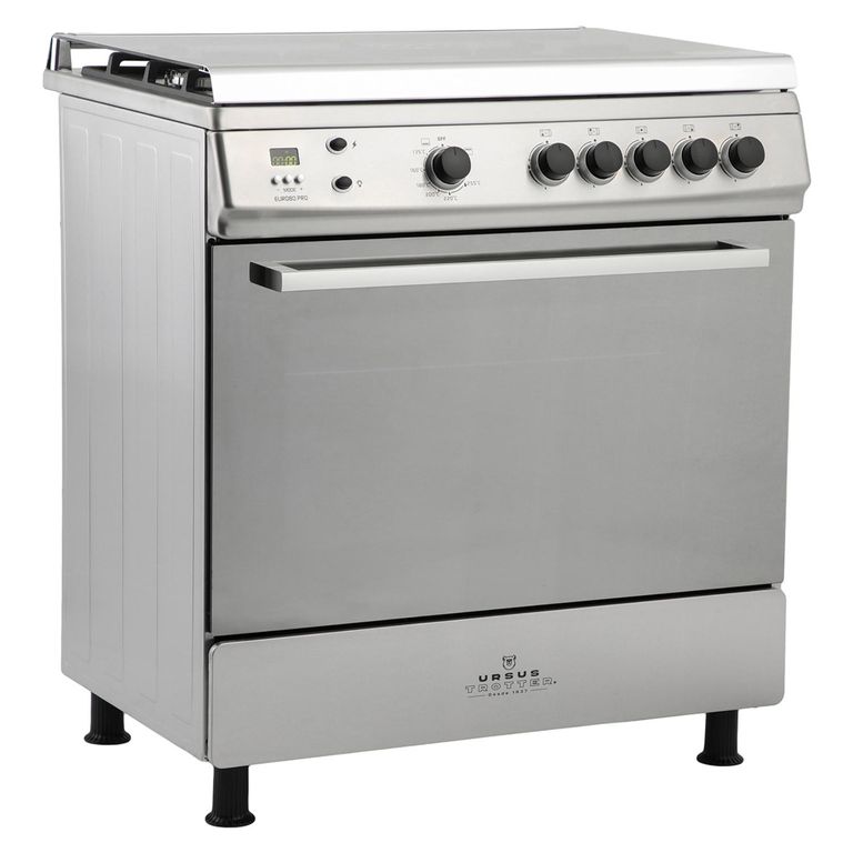 URSUS TROTTER Cocina a gas 5 Platos Horno de 90 Lt con Grill Gas Natural Euro80 GN
