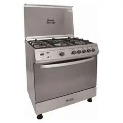 URSUS TROTTER - Cocina 5 Quemadores Horno De 66 Lt Con Grill Gas Natural Euro80 Pro Gn