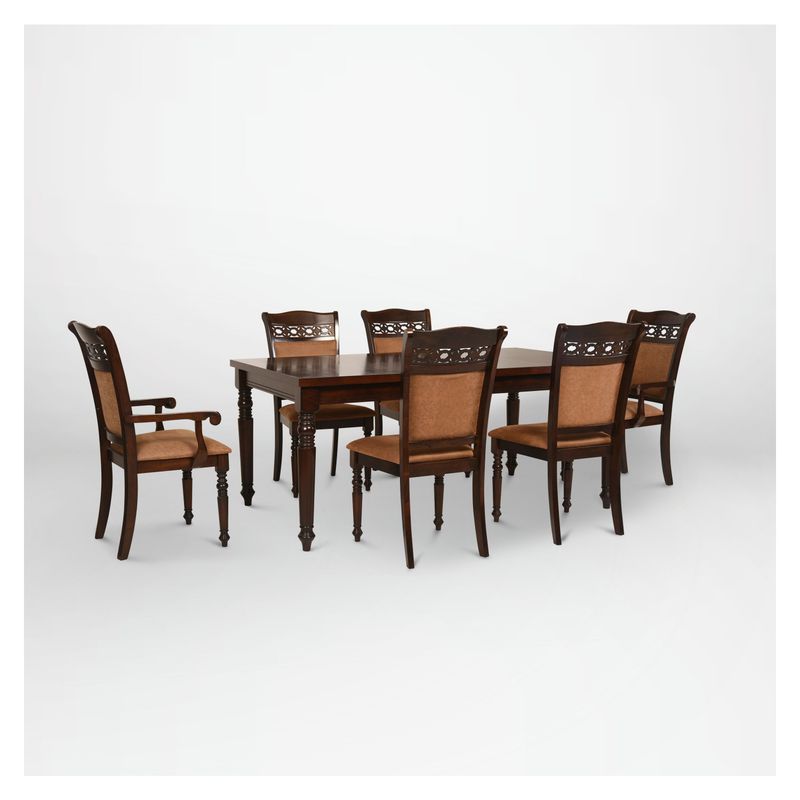 CIC - Juego de Comedor Le Blanc 4 Sillas + 2 Sitiales Cic