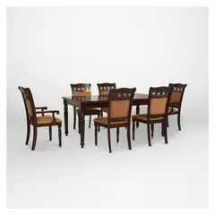 CIC - Juego de Comedor Le Blanc 4 Sillas + 2 Sitiales