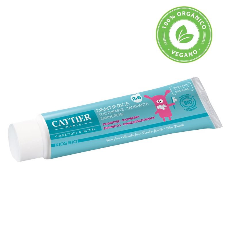 CATTIER - Pasta de Dientes ninos Sabor Fram Cattier