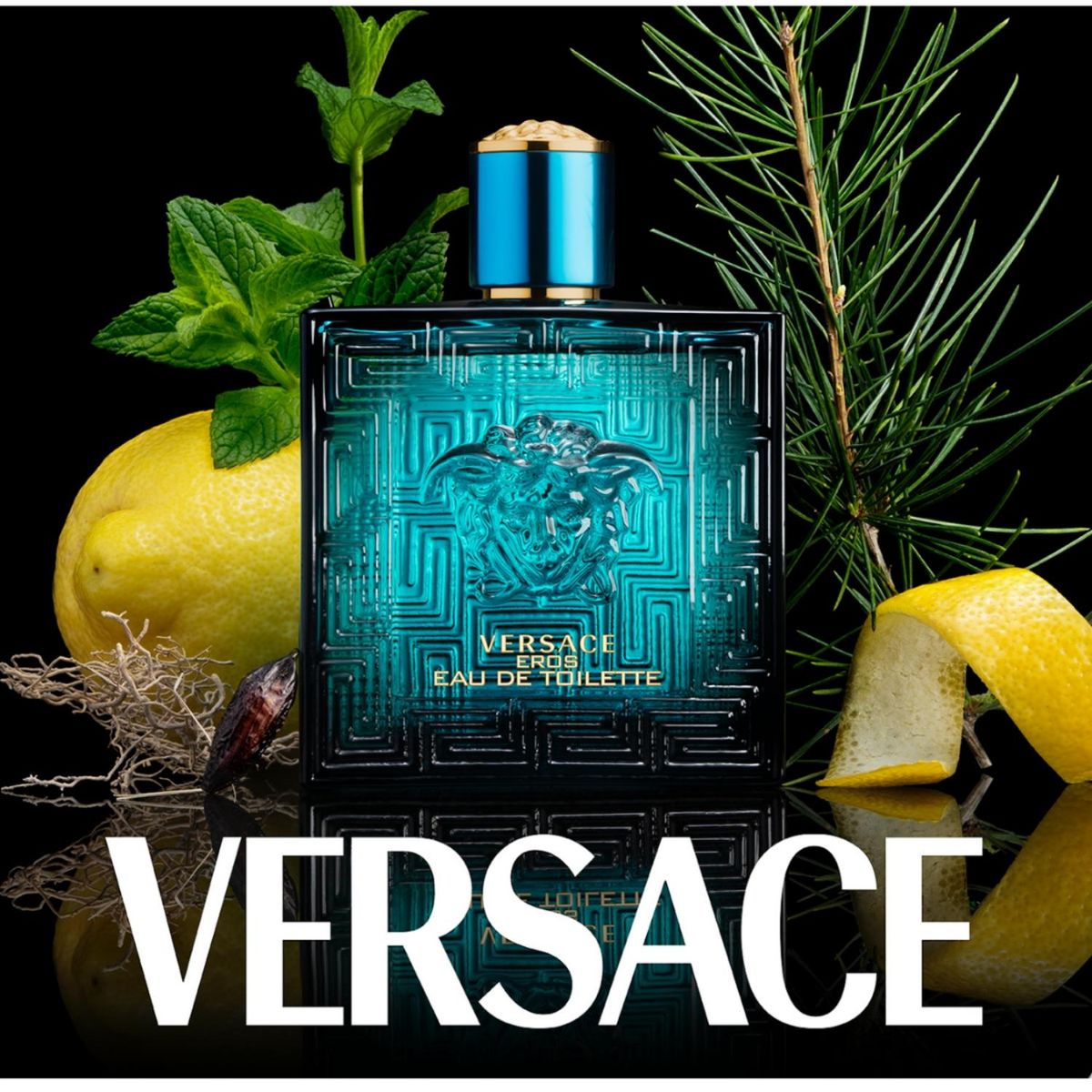 VERSACE - Perfume Hombre Eros EDT 200Ml Versace