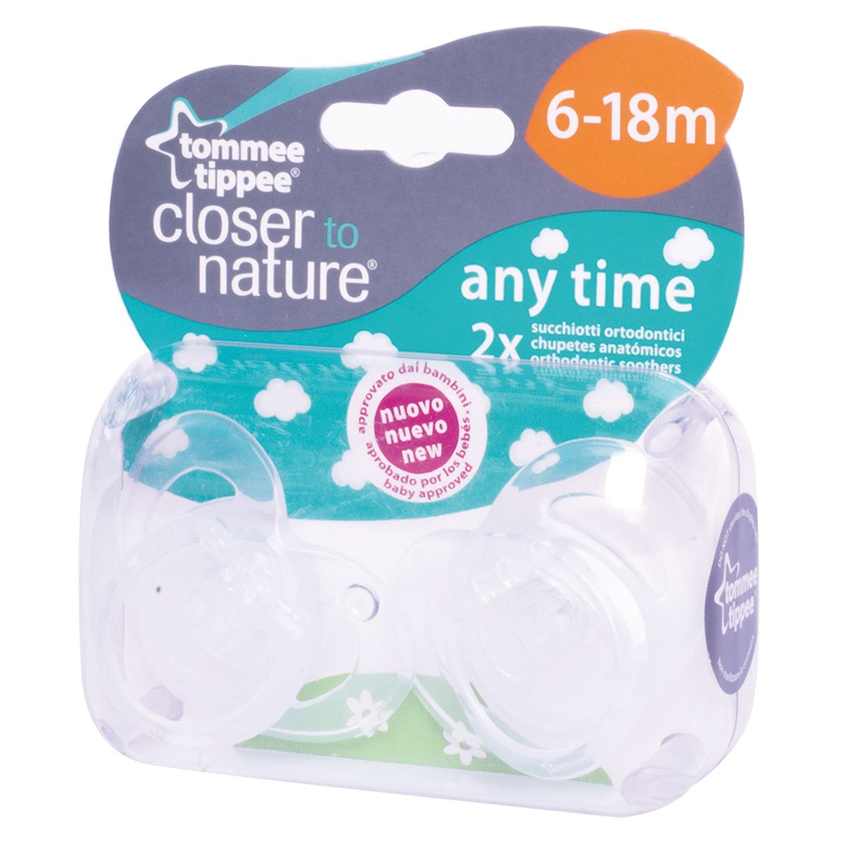 TOMMEE TIPPEE - Tommee Tippee Chupete Ctn 6 A 18 Meses Blanco