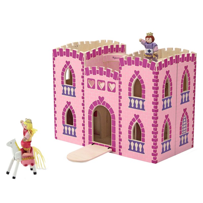 MELISSA & DOUG - Castillo De Madera Rosado Melissa & Doug