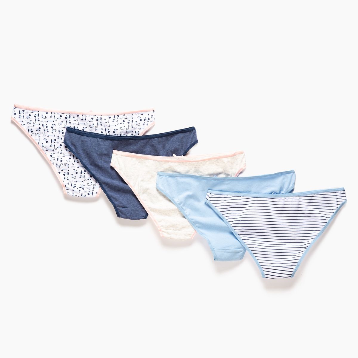 PALMERS - Pack 5 Bikini Algodón Mujer Palmers