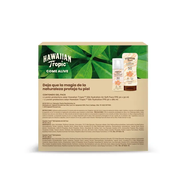 HAWAIIAN TROPIC - Pack Solares Facial Y Silk Hawaiian Tropic
