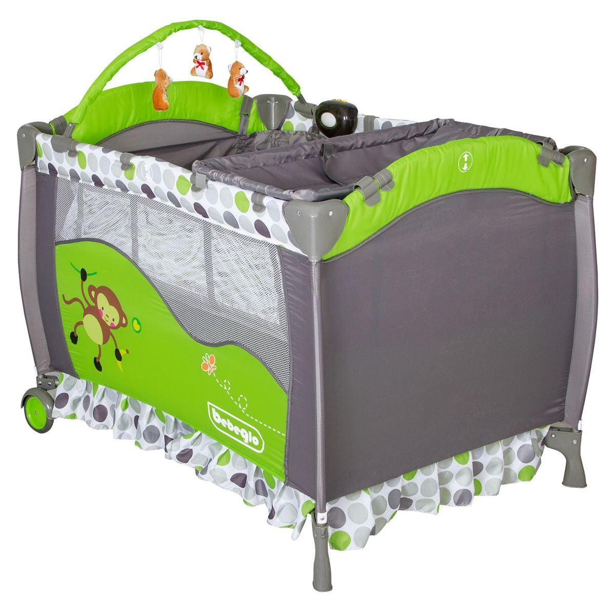 BEBEGLO - Cuna Corral Pack Play Verde Bebeglo