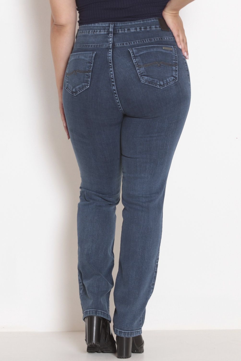 WADOS - Jeans Recto Tiro Alto Mujer Wados