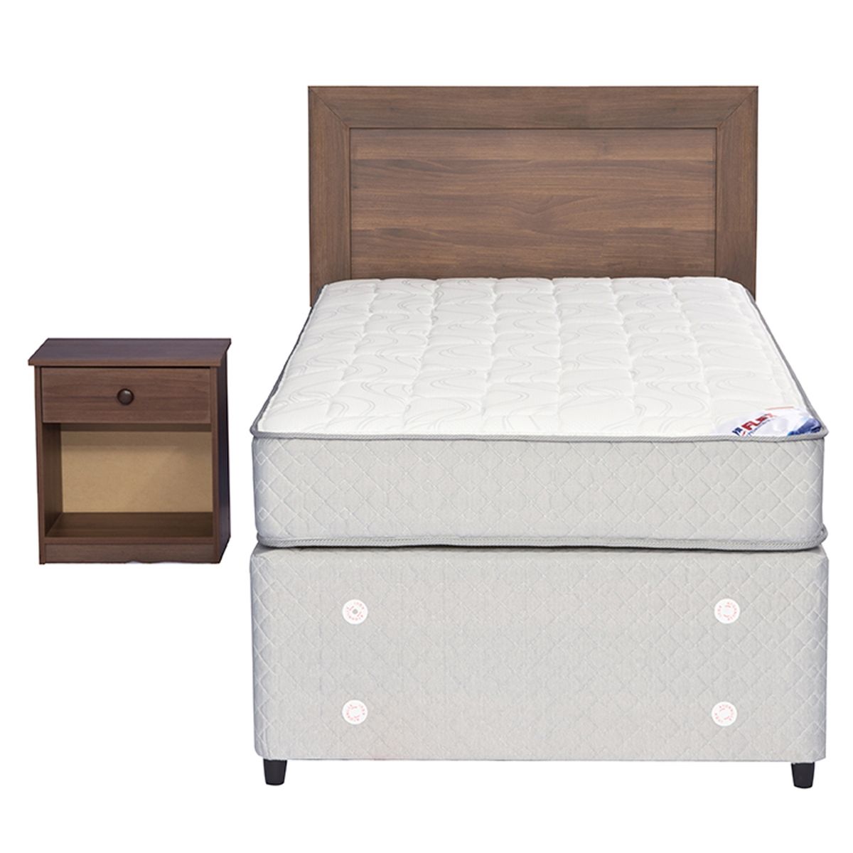 FLEX - Cama Nido Therapedic 1.5 Plazas 105x200 cm + Muebles Asturias Flex