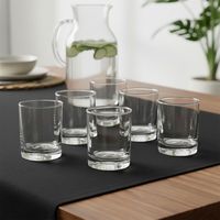 Set de 6 Vasos Alto Vidrio 340 ml Manhatan