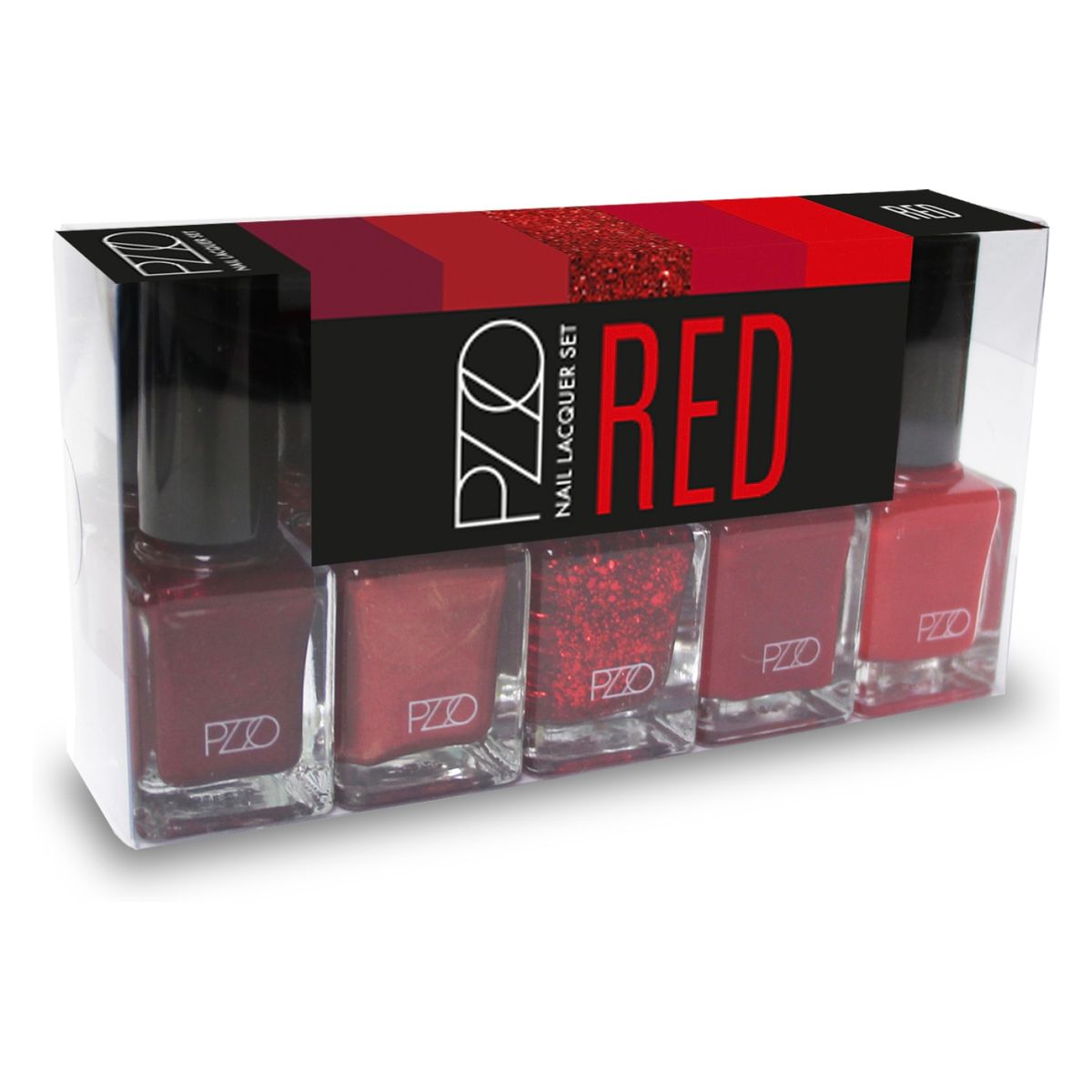 PETRIZZIO - Set Esmaltes de Uña Nail Lacquer Set Red 2 Petrizzio