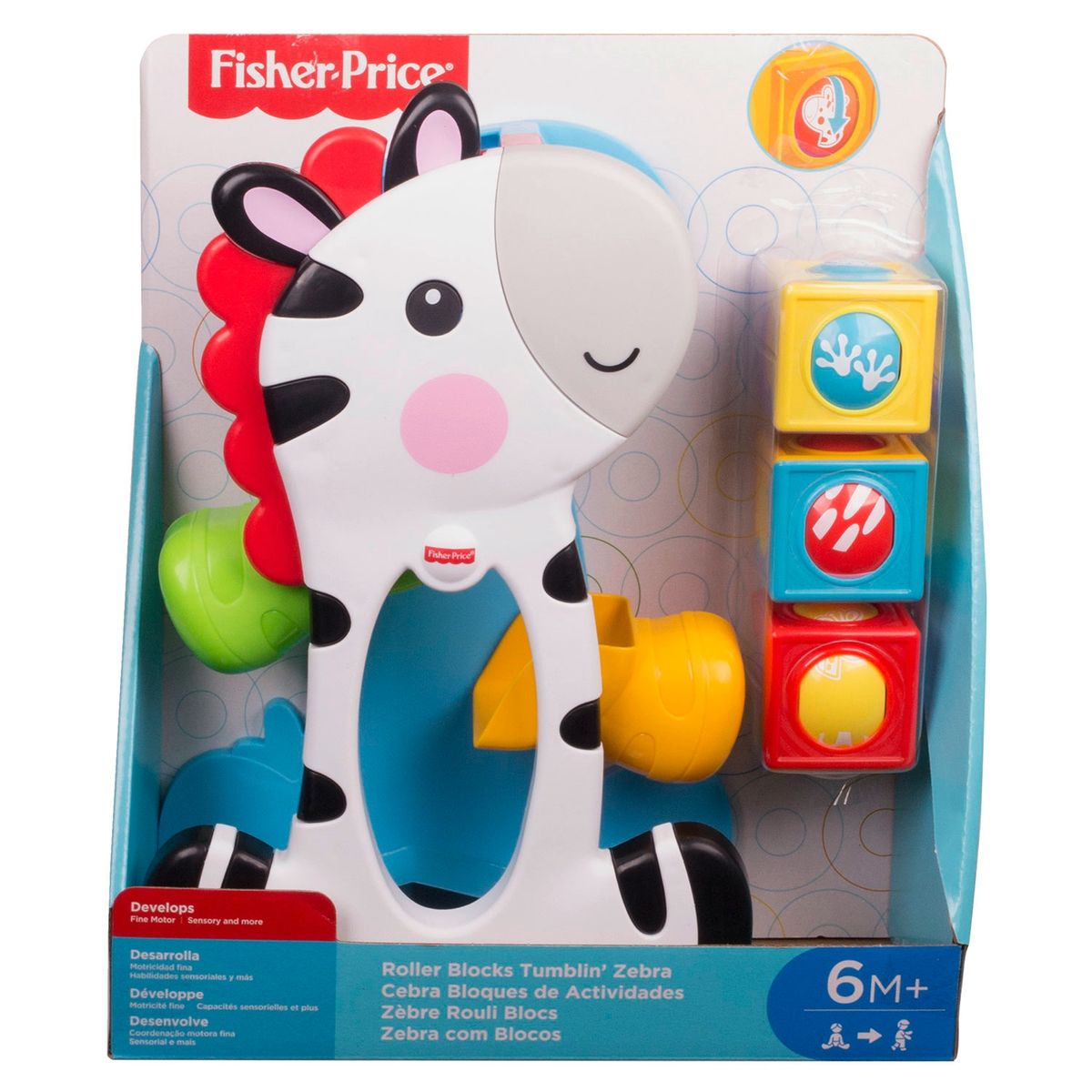 FISHER PRICE - Juego Educativo Cebra Bloques De Actividades Fisher Price