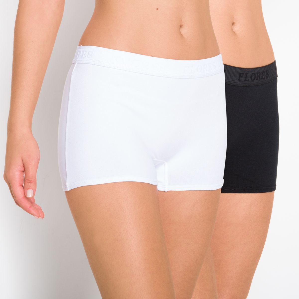 FLORES - Pack 2 Calzones Tiro Alto Mujer Flores