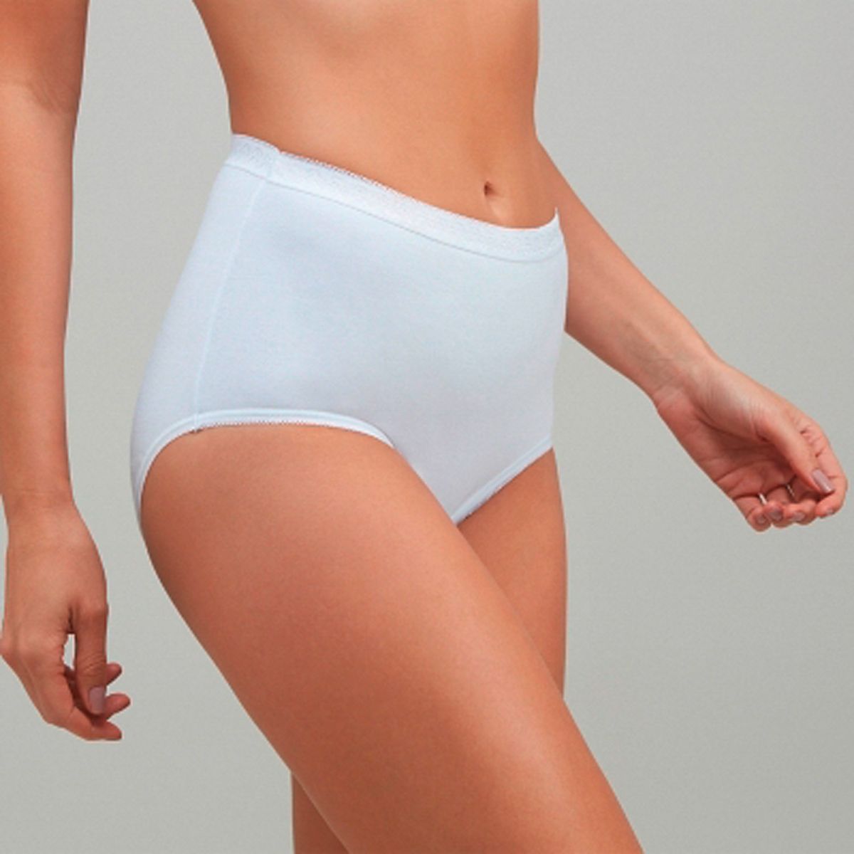 FLORES - Pack 3 Calzones Tiro Alto Mujer Flores