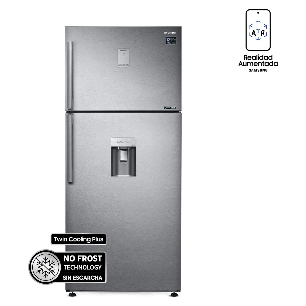 SAMSUNG - Refrigerador Top Mount 513Lts No Frost RT53K6541SL/ZS Samsung