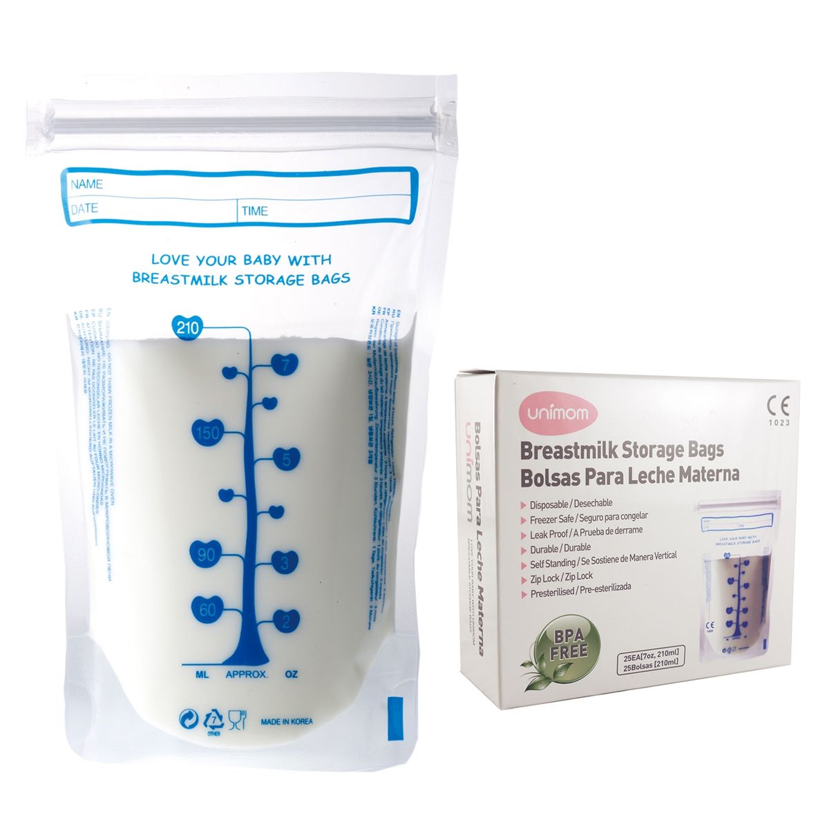 UNIMOM - Bolsas Para Leche Materna 30 Uns Unimom