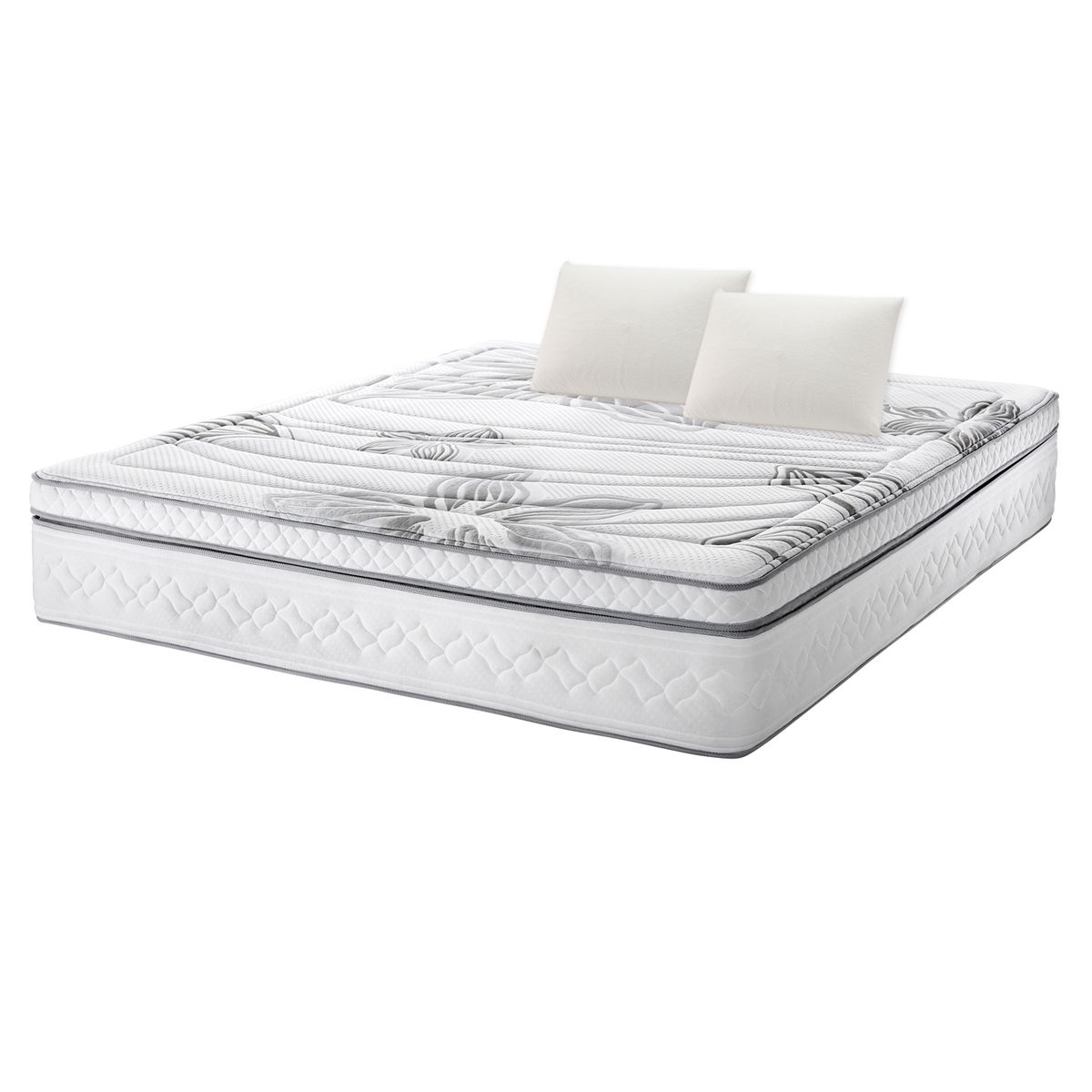 ROSEN - Colchón Art 4 2 plazas x 2.00mt + Almohadas Rosen