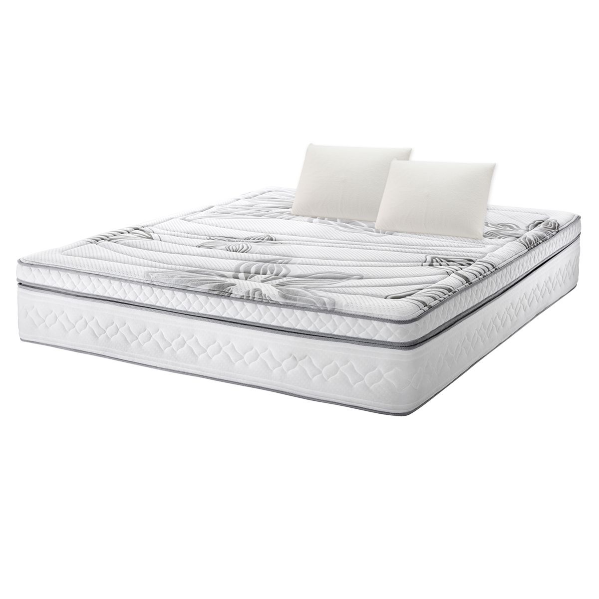 ROSEN - Colchón Art 4 2 plazas x 2.00mt + Almohadas Rosen