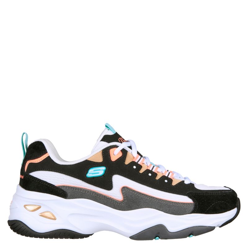 SKECHERS - Skechers Zapatilla Urbana Mujer Cuero Negra