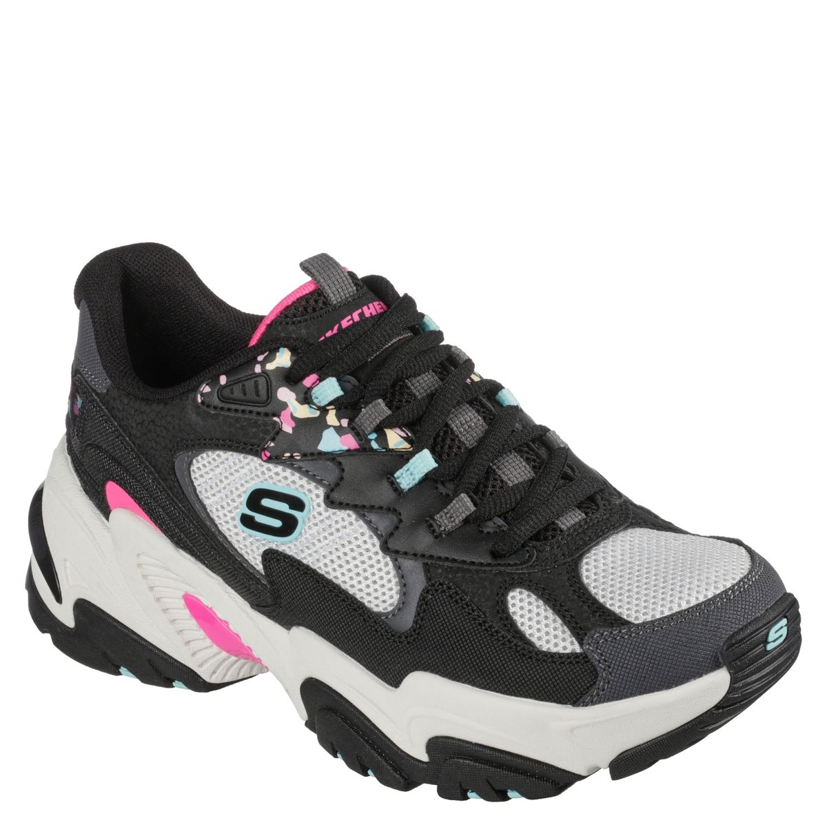 SKECHERS - Zapatilla Urbana Mujer Negra