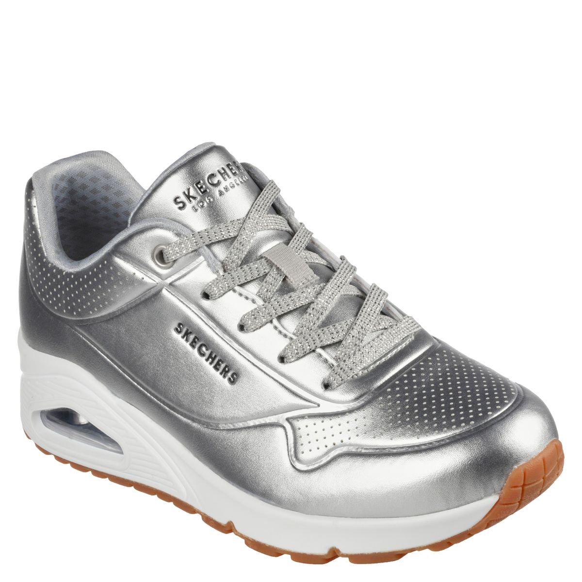 SKECHERS - Zapatilla Urbana Mujer Plateada