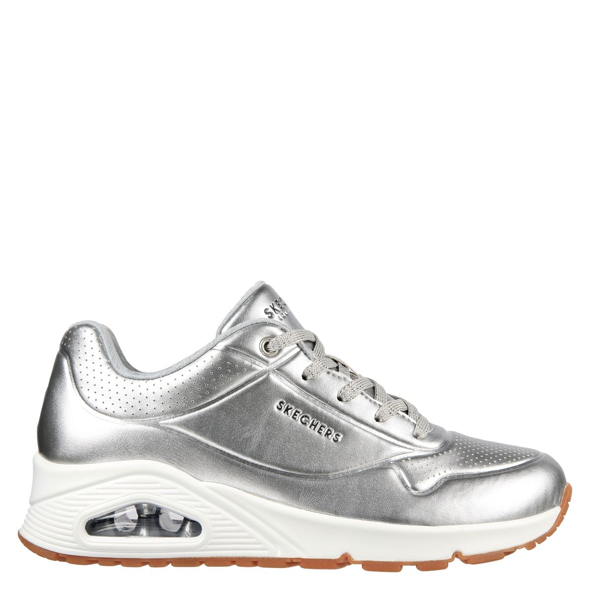 SKECHERS - Zapatilla Urbana Mujer Plateada