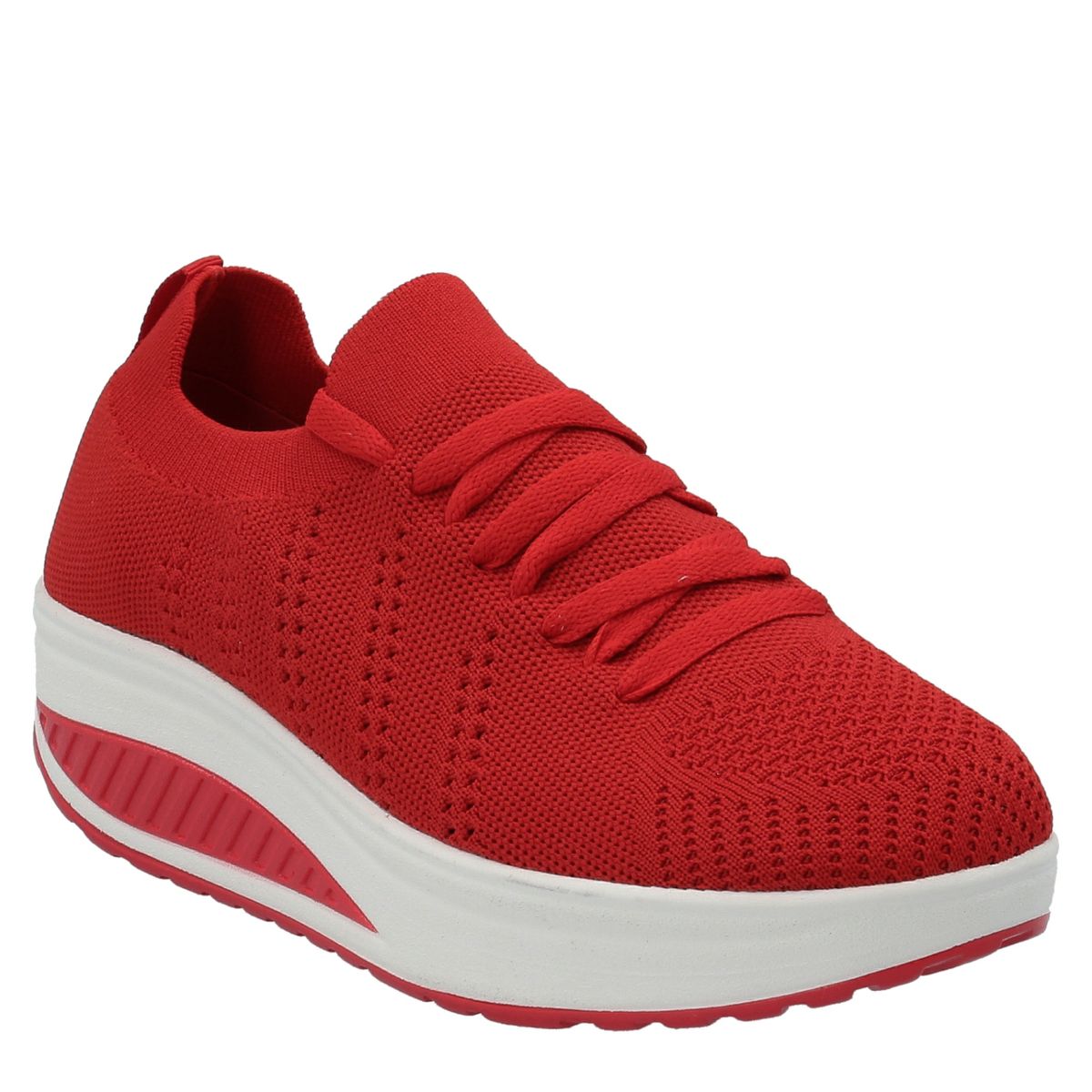 AZALEIA - Zapatilla Urbana Mujer Roja