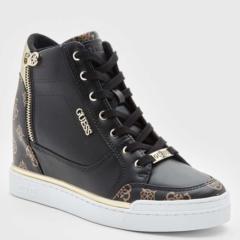GUESS - Zapatilla Urbana Mujer Negra