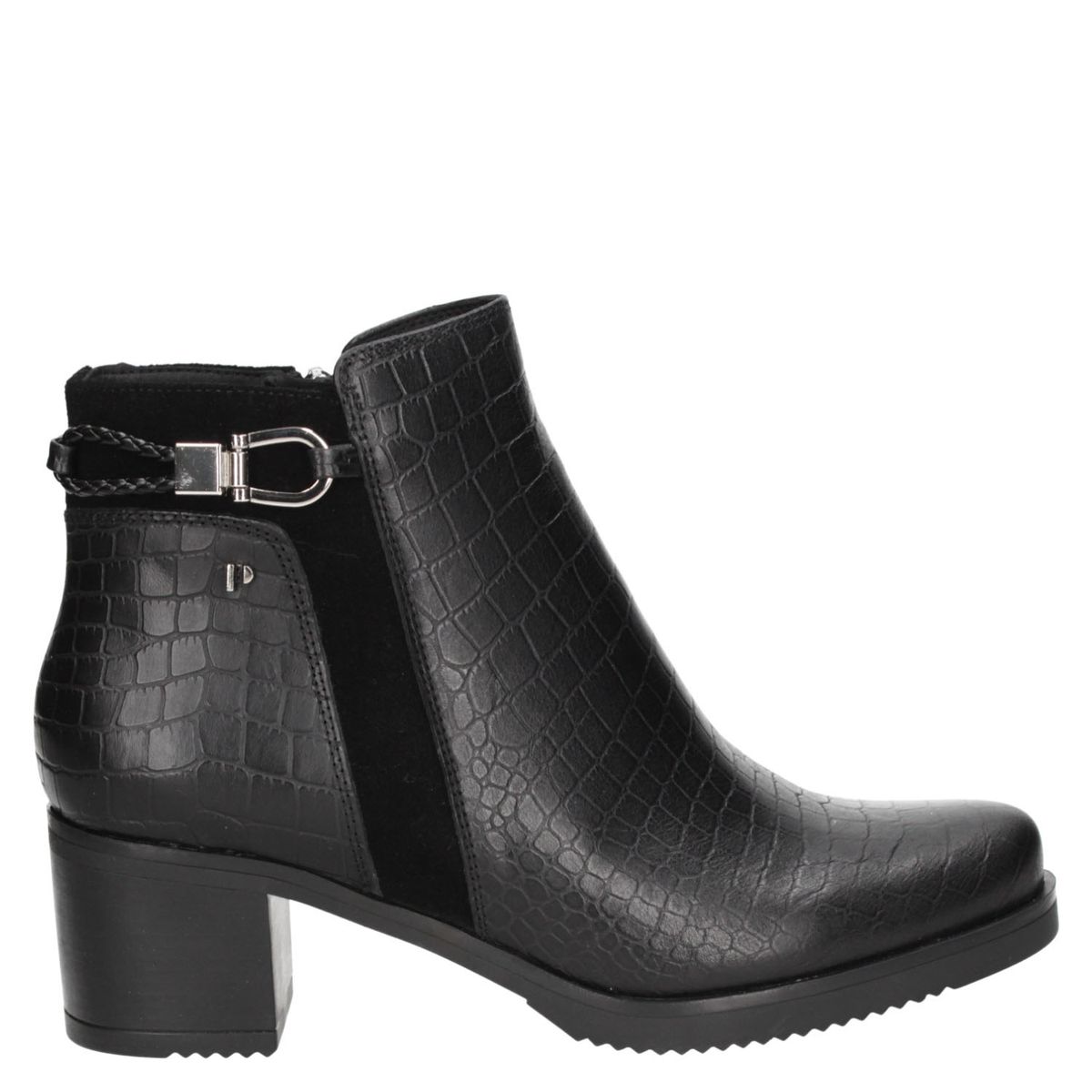 POLLINI - Pollini Botin mujer cuero negro