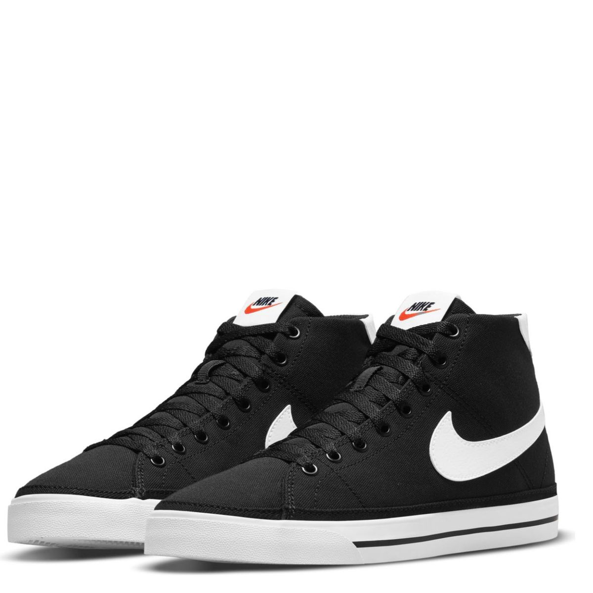 NIKE - Court Legacy Canvas Mid Zapatilla Urbana Mujer Negro Nike