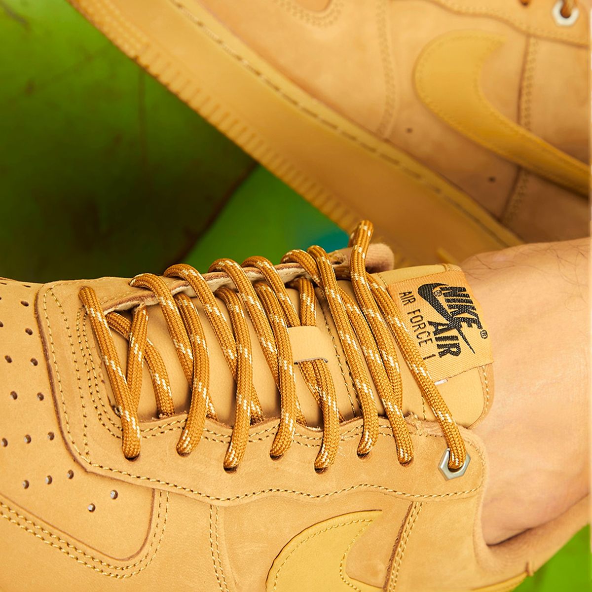 NIKE - Air Force 1 Zapatilla Urbana Hombre Cuero Café Nike