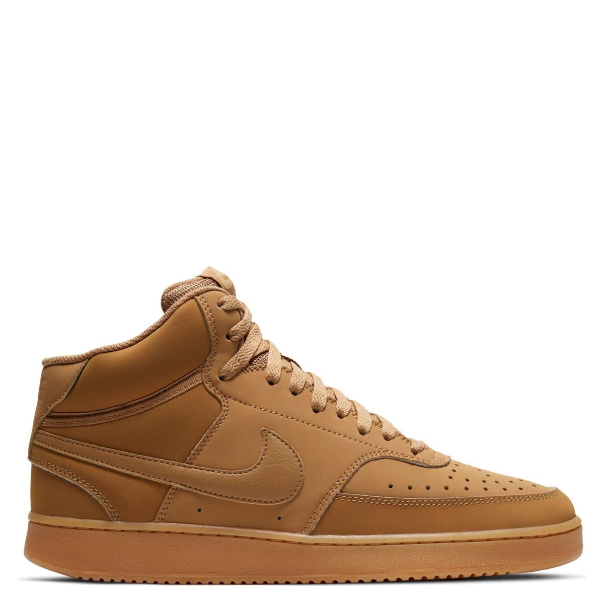 NIKE - Court Vision Mid Zapatilla Urbana Hombre Cuero Cafe Nike