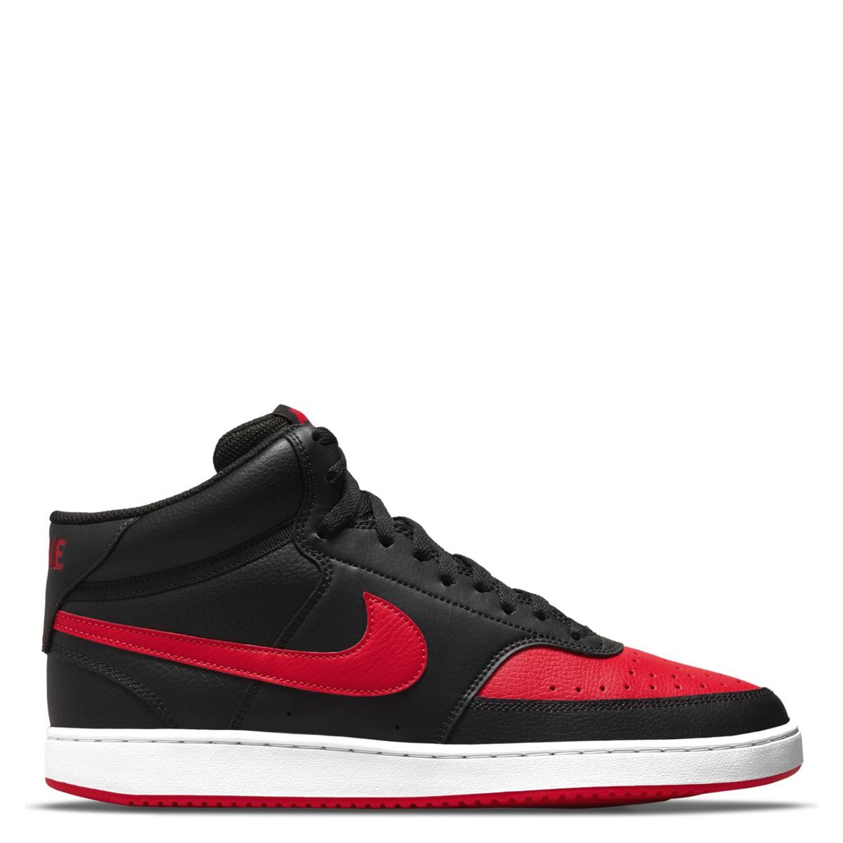 NIKE - Court Vision Mid Zapatilla Urbana Hombre Cuero Negro Nike