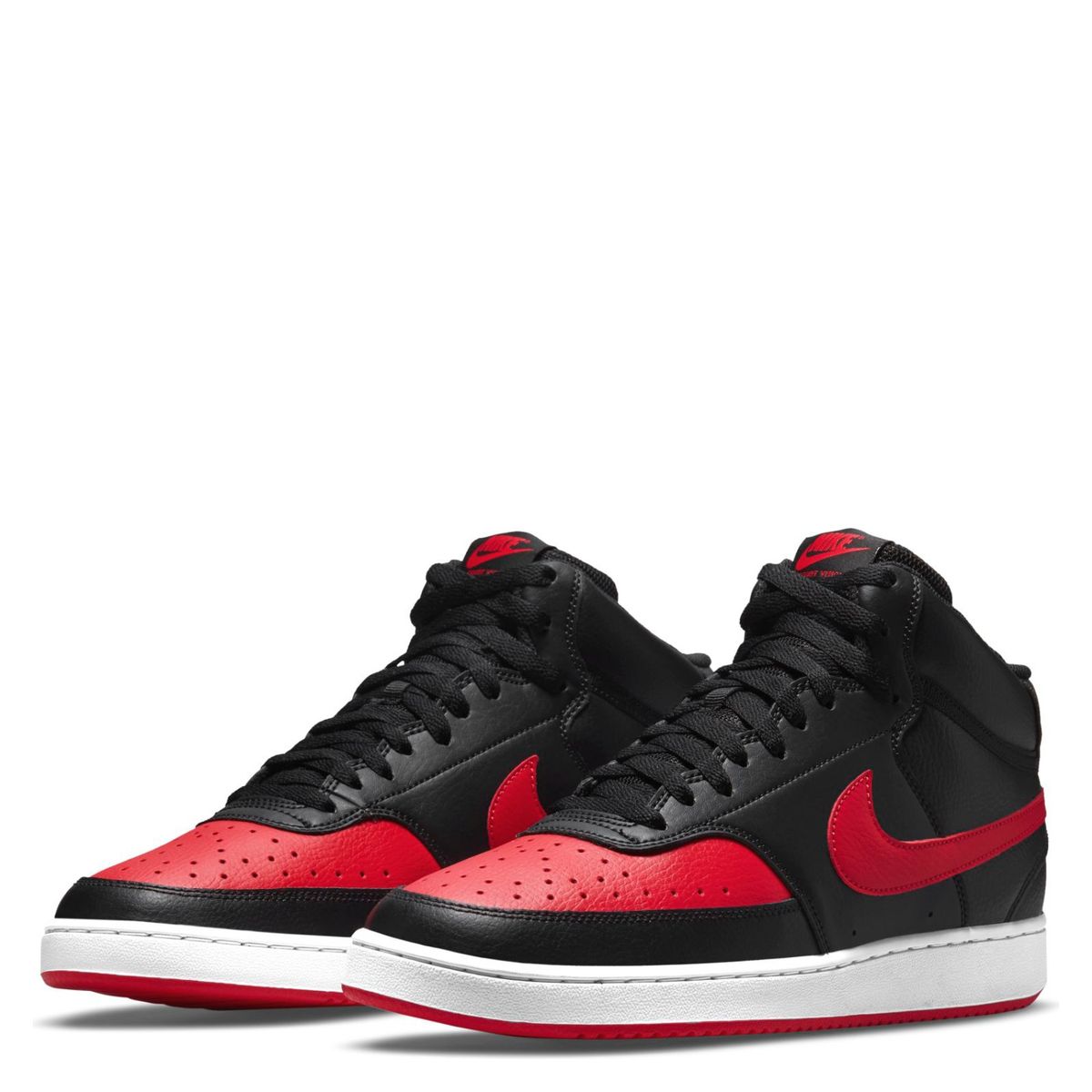 NIKE - Court Vision Mid Zapatilla Urbana Hombre Cuero Negro Nike