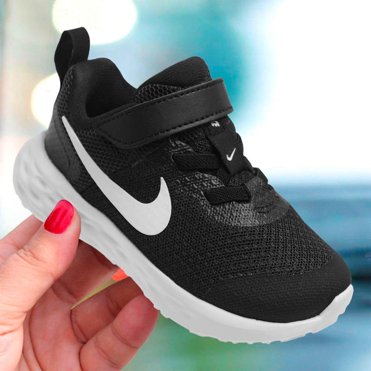 NIKE - Zapatilla Urbana Niño Negro (17.5 a 26) Nike