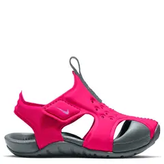 NIKE - Sunray Protect 2 Sandalia Niño Roja (17.5 a 26)