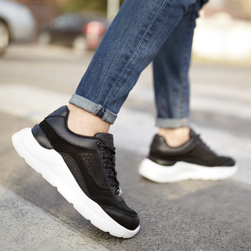 ROMANO - Romano Zapatilla urbana mujer cuero negro