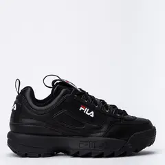 FILA - Disruptor Ii Premium Zapatilla Urbana Mujer Cuero Negro