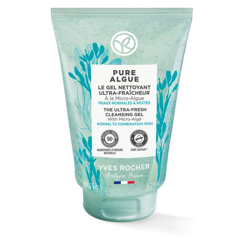YVES ROCHER - Pure Algue Gel Limpiador Ultra Fresco 125 ml YVES ROCHER