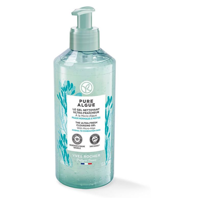 YVES ROCHER - Pure Algue Gel Limpiador Ultra Fresco 390 ml YVES ROCHER