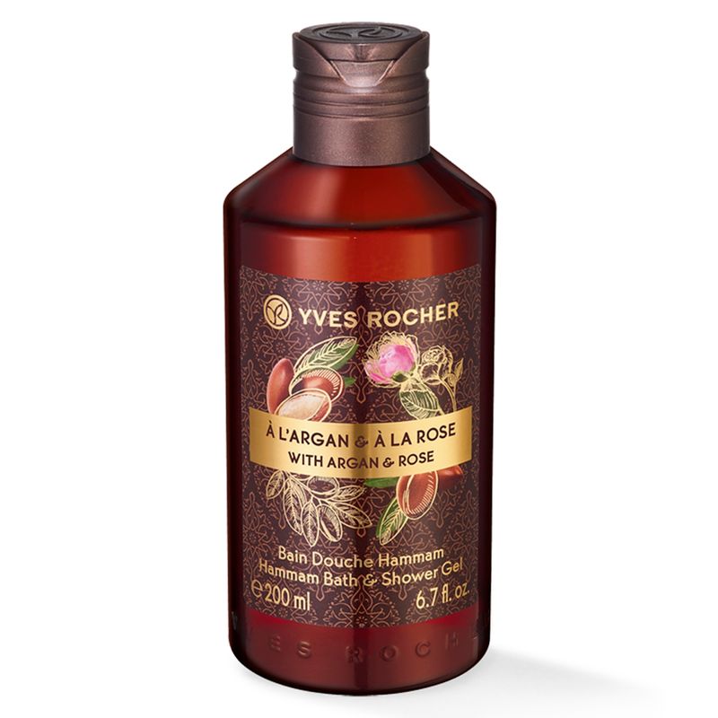 YVES ROCHER - Gel Ducha Corporal Argan Rosa 200 ml YVES ROCHER