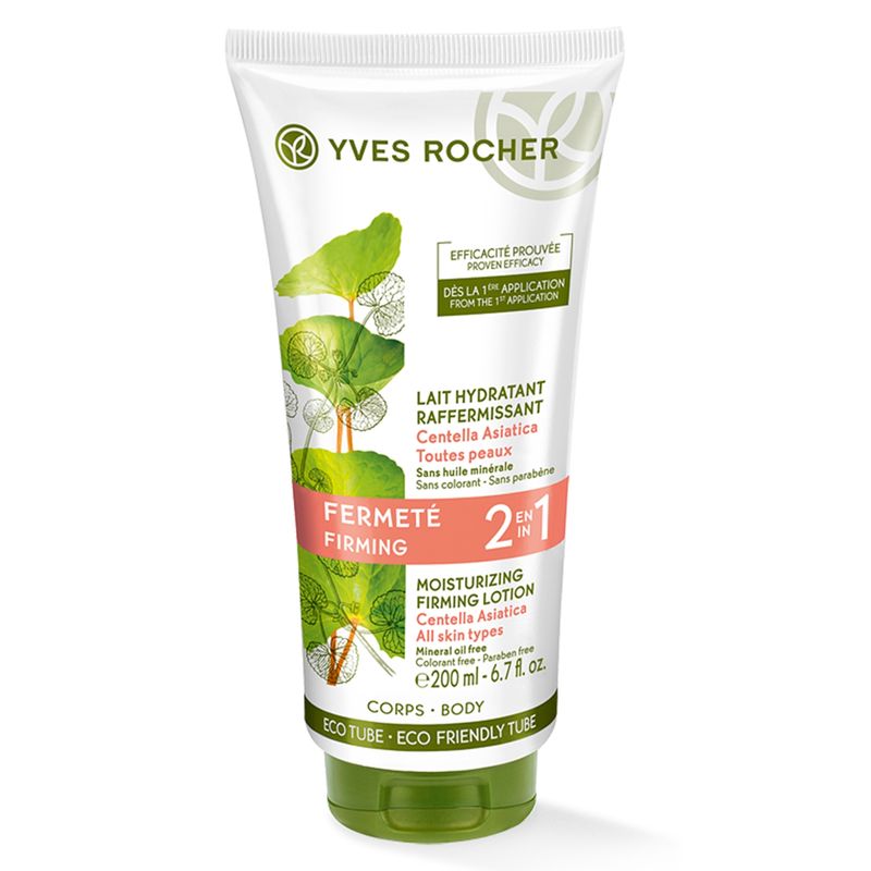 YVES ROCHER - Leche Corporal Reafirmante Centella Asiat 200 ml YVES ROCHER