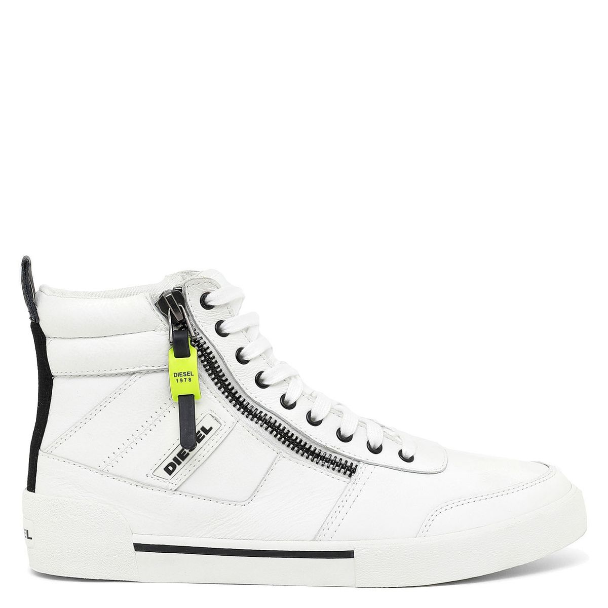 DIESEL - Diesel Zapatilla urbana hombre cuero blanco