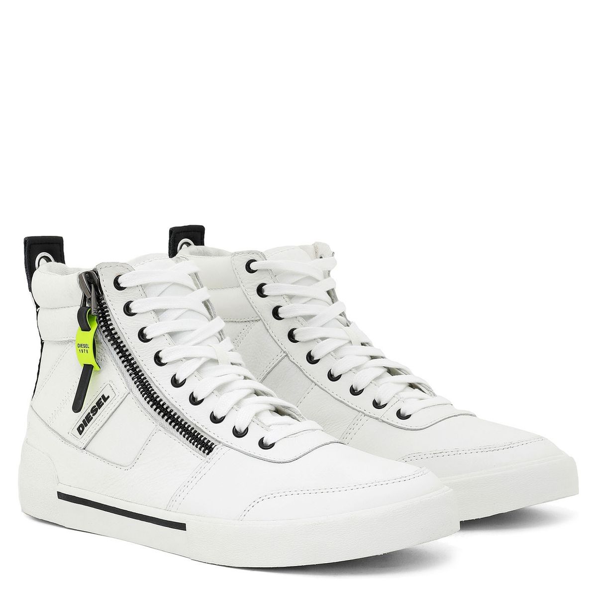 DIESEL - Diesel Zapatilla urbana hombre cuero blanco