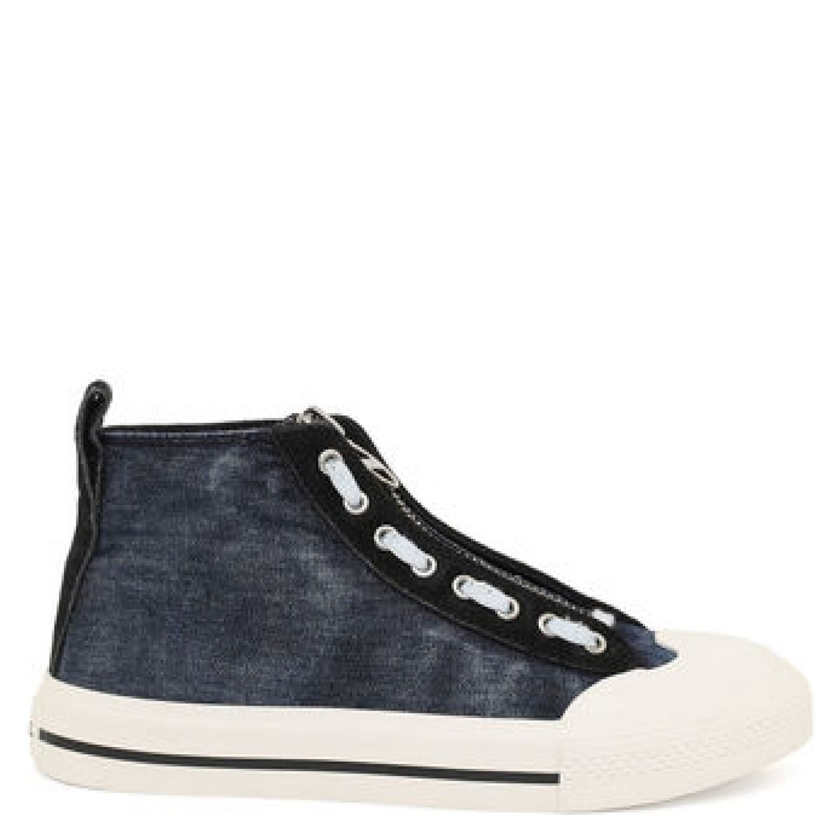 DIESEL - Diesel Zapatilla urbana mujer cuero azul
