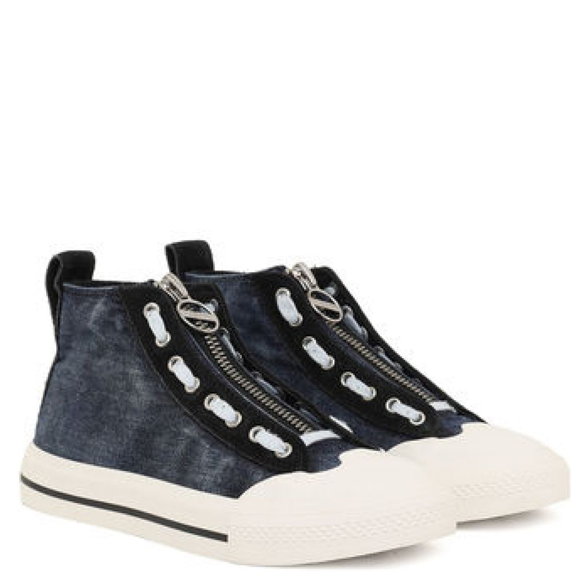 DIESEL - Diesel Zapatilla urbana mujer cuero azul