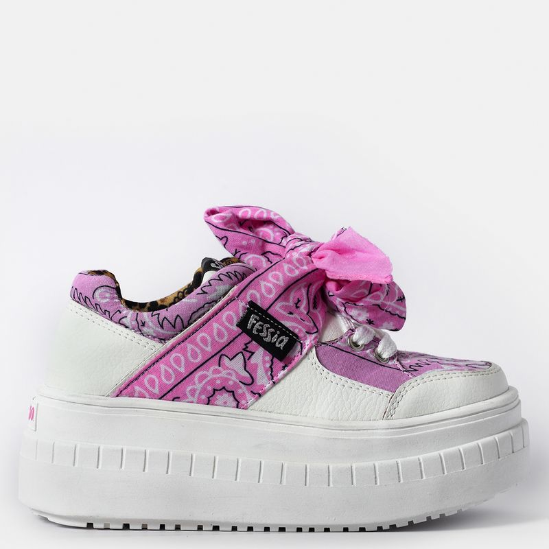 FESSIA - Zapatilla Urbana Mujer Rosado Fessia