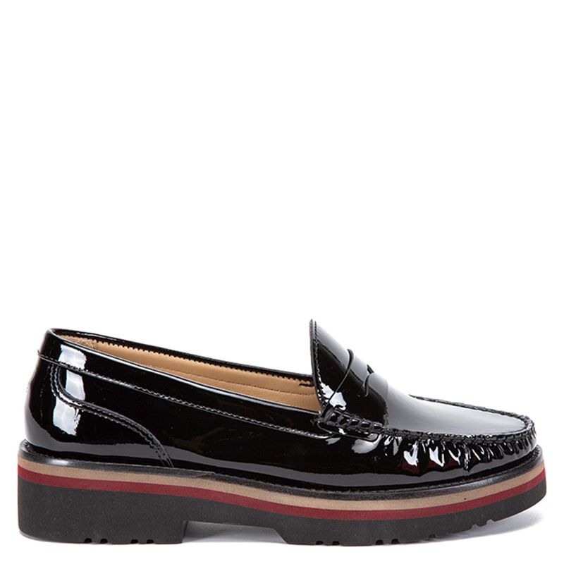 GACEL - Gacel Mocasín Mujer Cuero Negro