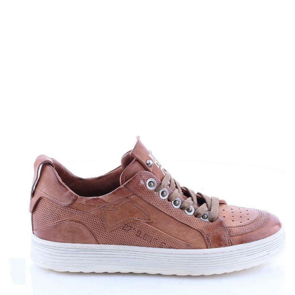 AS 98 - Zapatilla Urbana Mujer Cuero Café As 98
