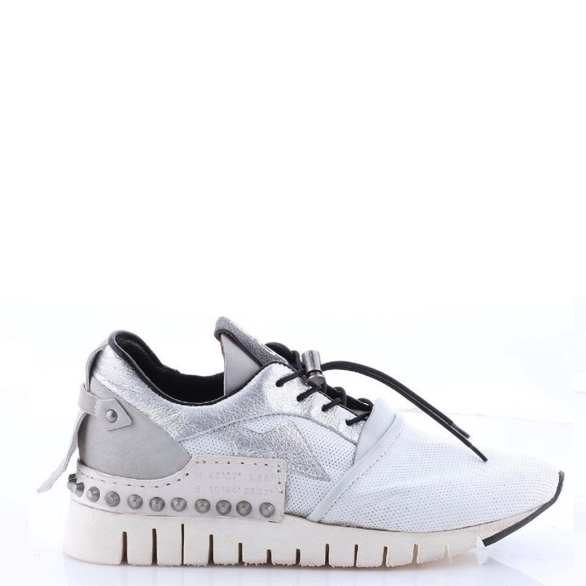 AS 98 - As98 Zapatilla Urbana Mujer Cuero Blanco